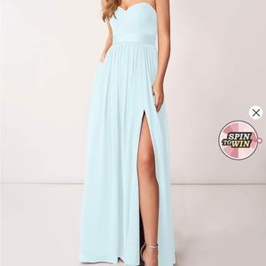 Azazie Fiona Dress (Ready to Ship) Color: Mist